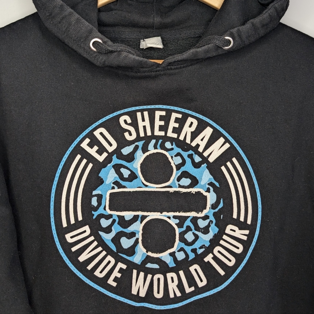 Ed Sheeran Divide World Tour Hoodie Adult Medium